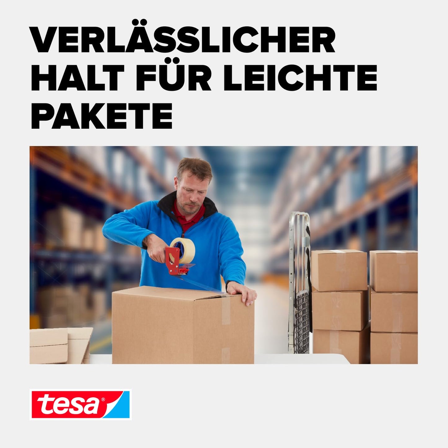 Paketklebeband 6er Pack – geräuscharm, transparent, je Rolle 66 m