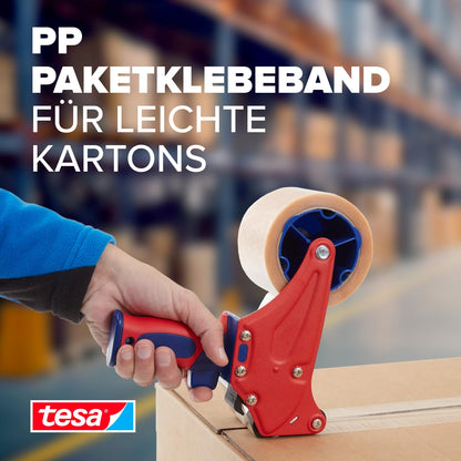 Paketklebeband 6er Pack – geräuscharm, transparent, je Rolle 66 m